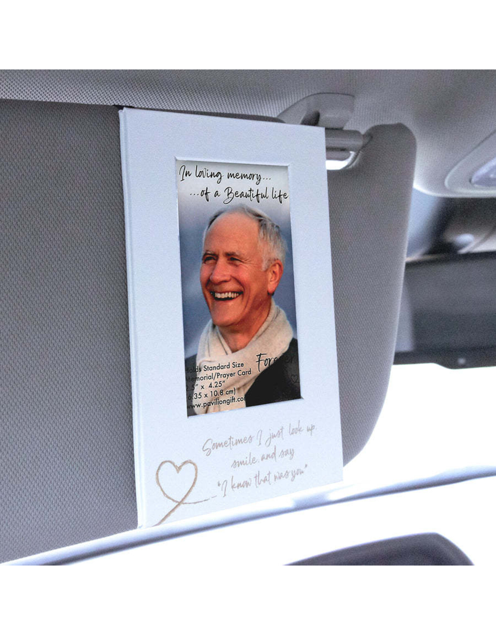 Visor Memorial Frame - I know that was you