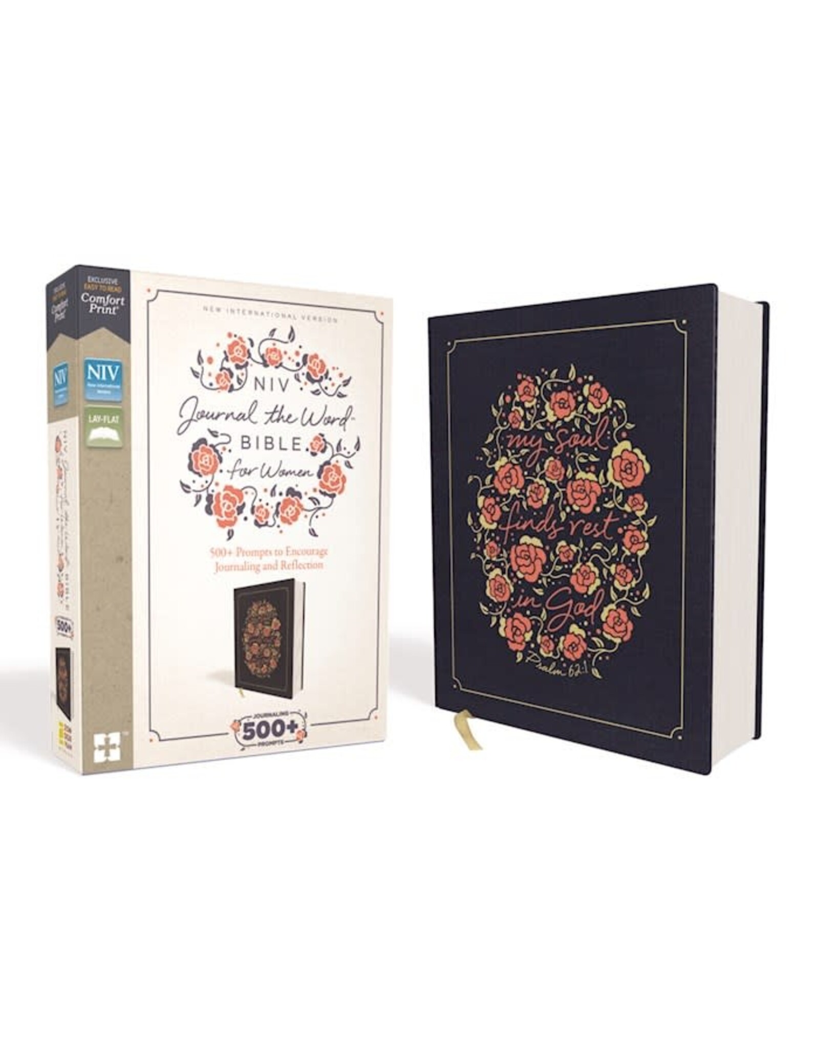 NIV Journalling the Word - Bible for Women (navy cloth)