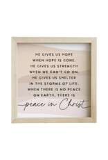 Peace in Christ Frame