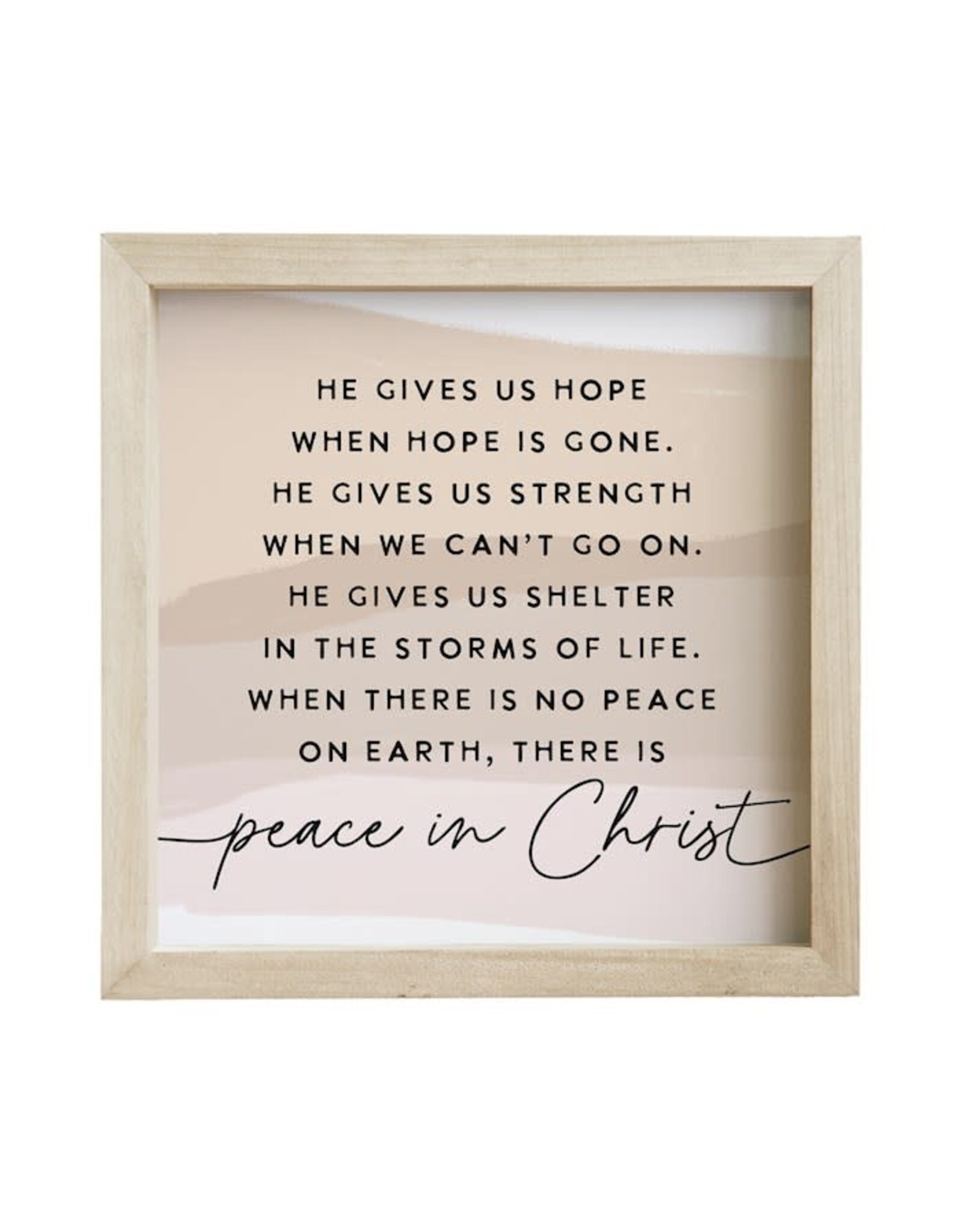 Peace in Christ Frame