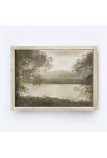 Framed Lake Landscape - 13X19