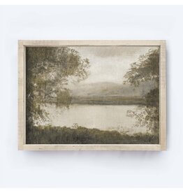 Framed Lake Landscape - 13X19