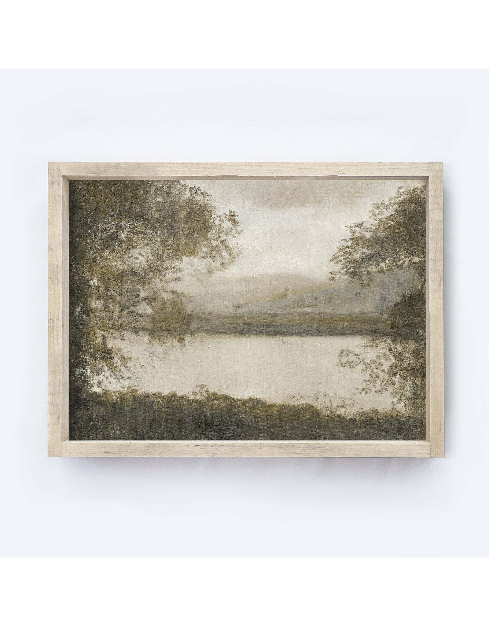 Framed Lake Landscape - 13X19