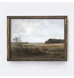 Framed Farmland Landscape - 13X19