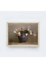 Framed Dusty Rose Painting - 9X12