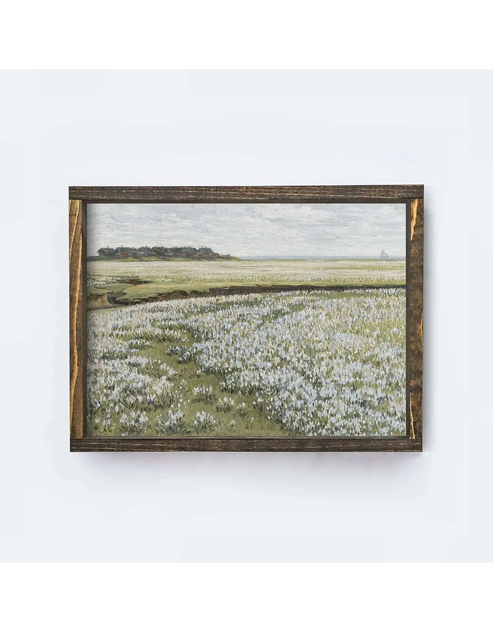 Framed Summer Meadows Painting - 19X25