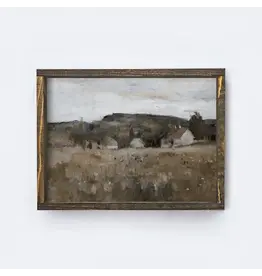 Framed Countryside Painting - 9X12
