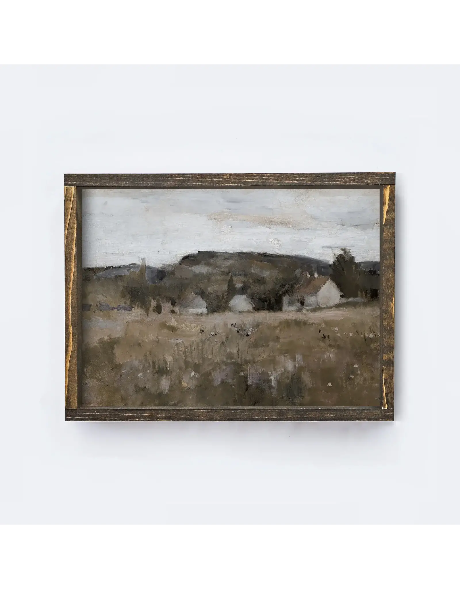 Framed Countryside Painting - 9X12