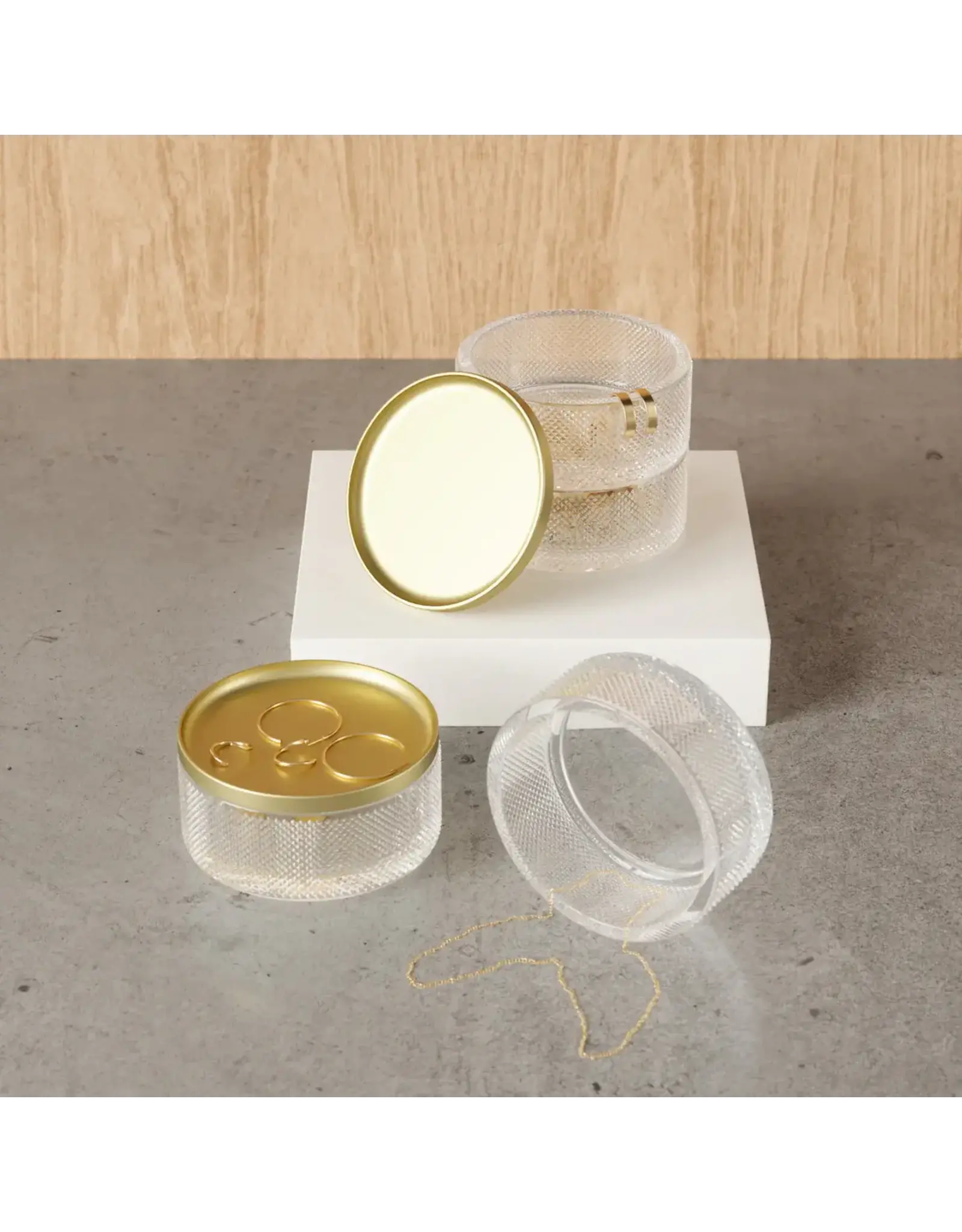 Tesora Storage Box - glass