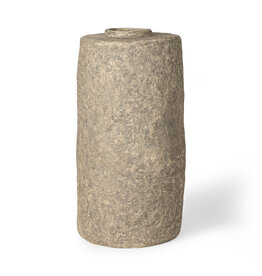 Rama Grey Paper Mache Floor Vase - small