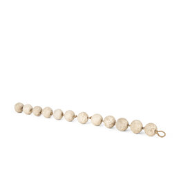 Varamala Light Beige Paper Mache Garland