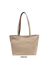Brooke 3-in-1 Reversible Tote - Camel/Almond Milk