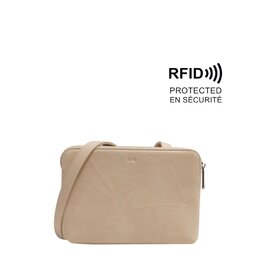 Anya Crossbody Wallet - Almond Milk
