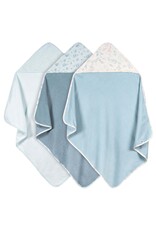 3pk Hooded Towels - blue