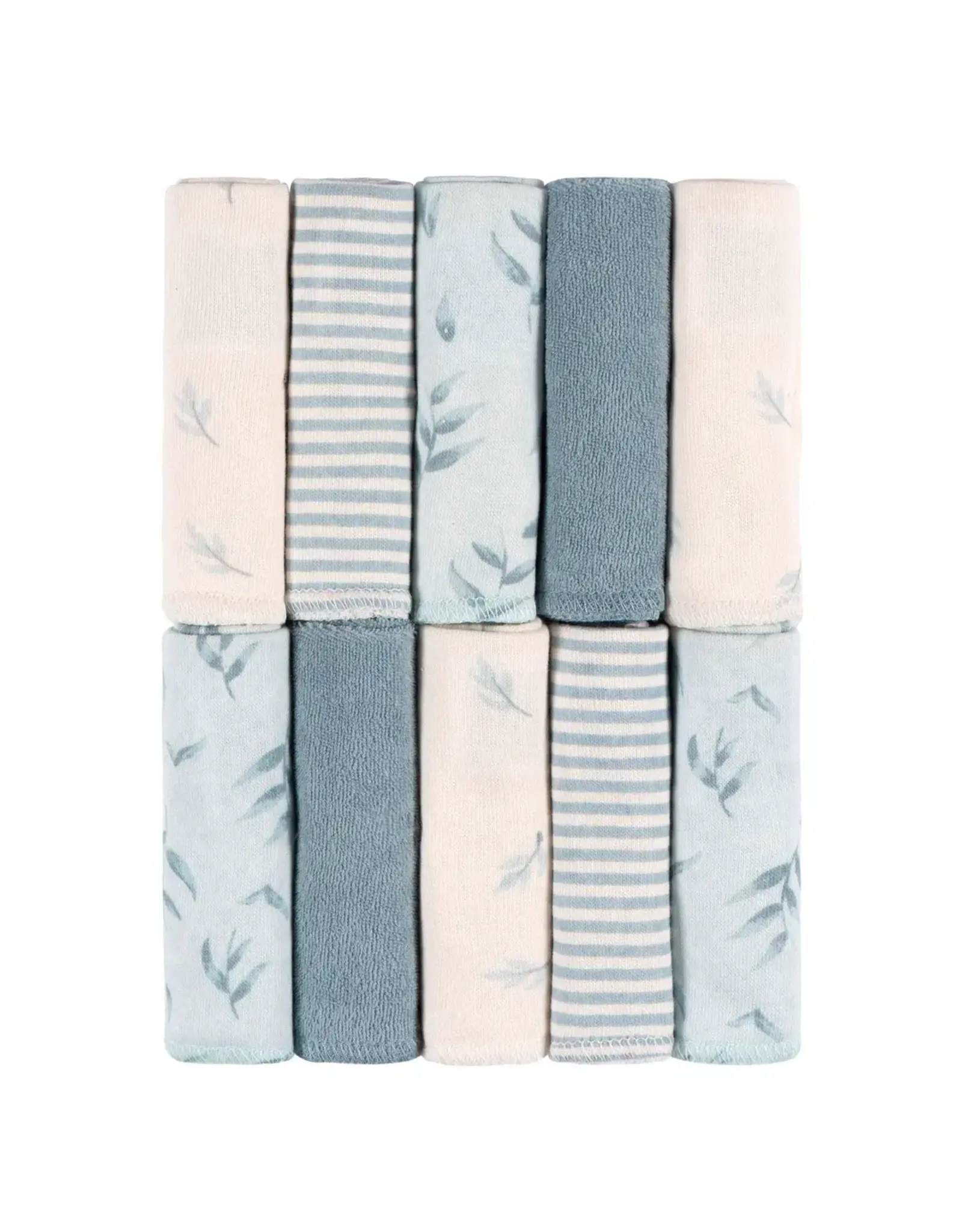 10pk Washcloths - blue