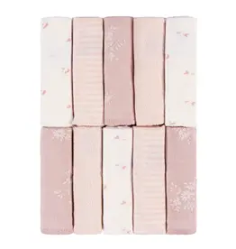 10pk Washcloths - pink