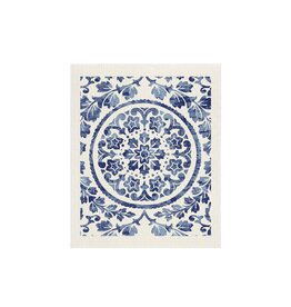 Blue Medallion Sponge Cloth