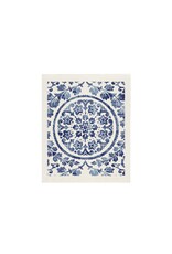 Blue Medallion Sponge Cloth