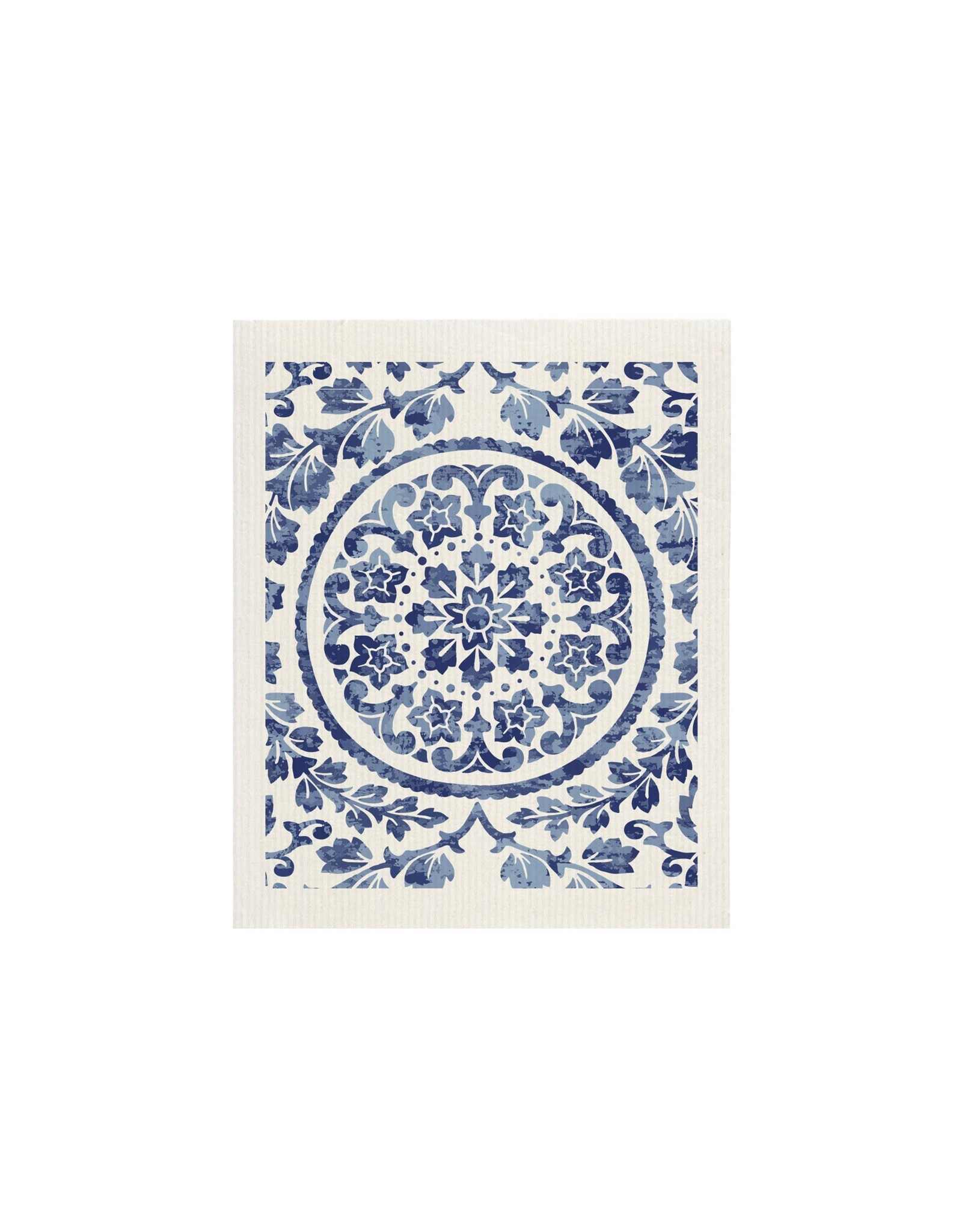Blue Medallion Sponge Cloth