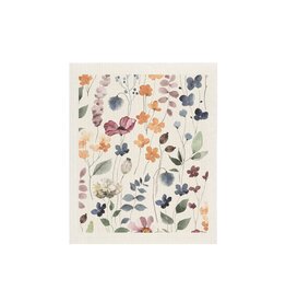 Garden Flowers Sponge Cloth
