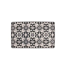 Classic Black Tile Washable Accent Mat - 17.5X30