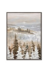 Pines at Dawn Framed Art - 36X48