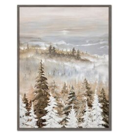 Pines at Dawn Framed Art - 36X48