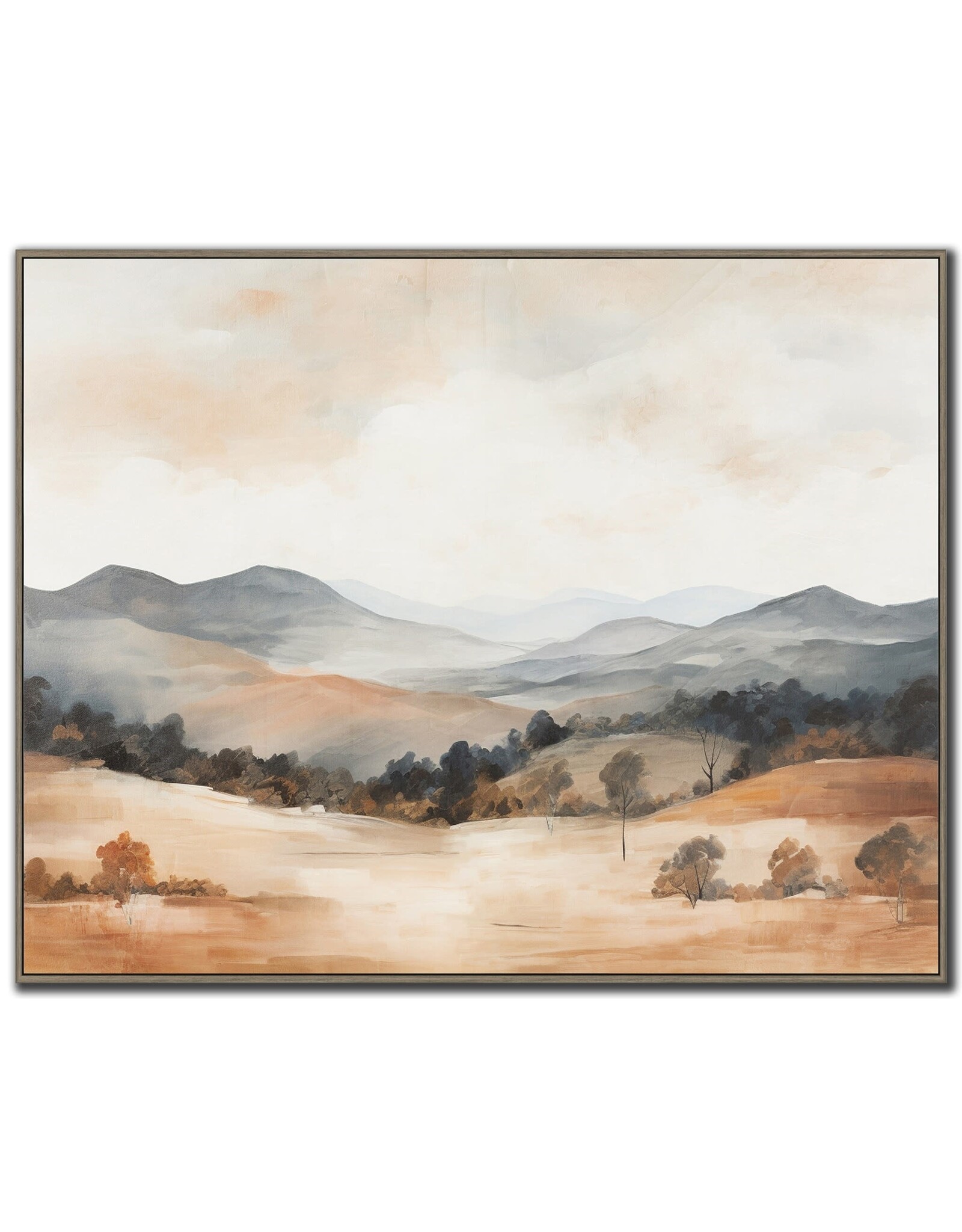 Hushed Highlands Framed Art - 40X50