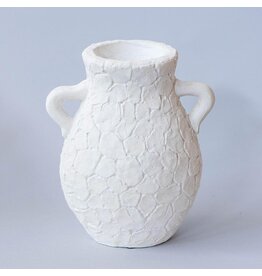 White Vase with Handles