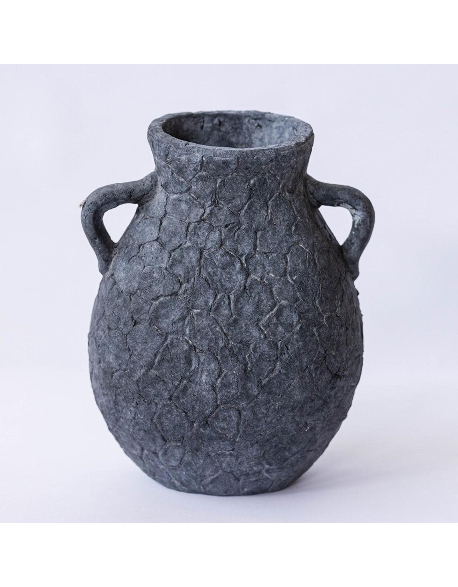 Black Vase with Handles