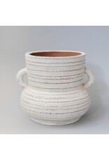 Vintage Cement Flower Pot