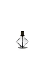 Kefi Diamond Candleholder - clear