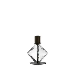 Kefi Diamond Candleholder - clear