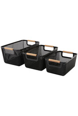 Black Malla Basket - medium