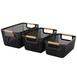 Black Malla Basket - medium