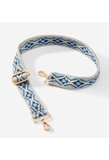 Bag Strap - Blue Bohemian Pattern