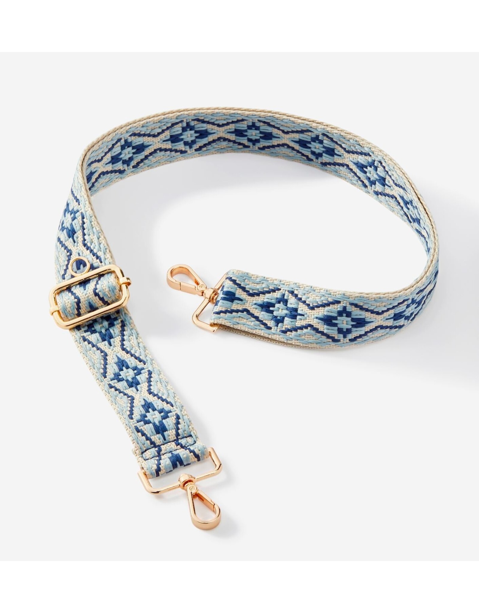 Bag Strap - Blue Bohemian Pattern