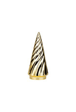 Ceramic Gold Swirled Tree - medium