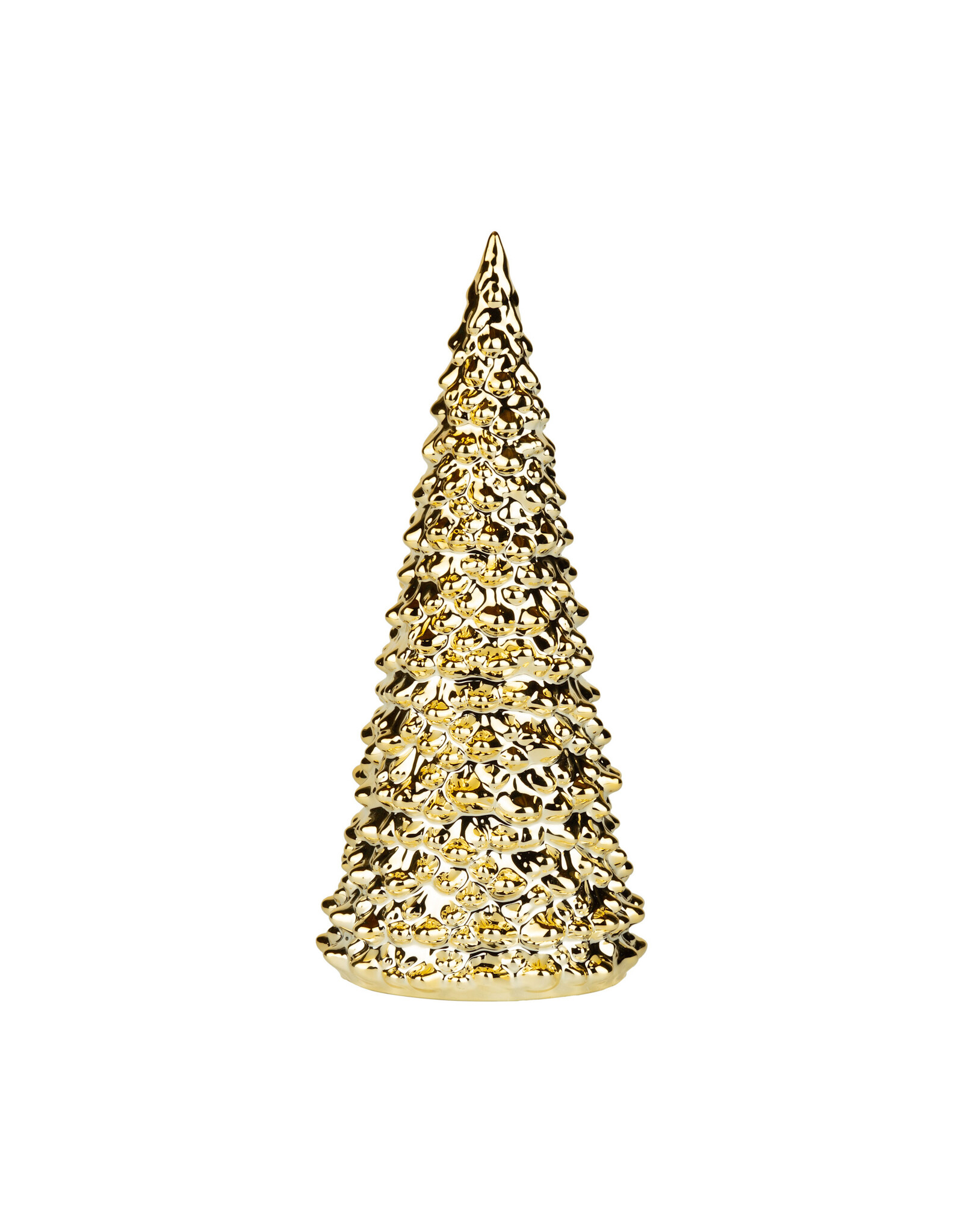 Ceramic Gold Fir Tree