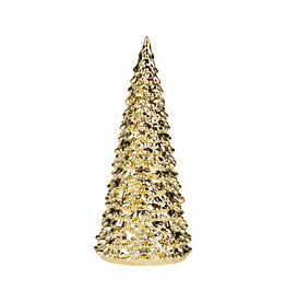 Ceramic Gold Fir Tree