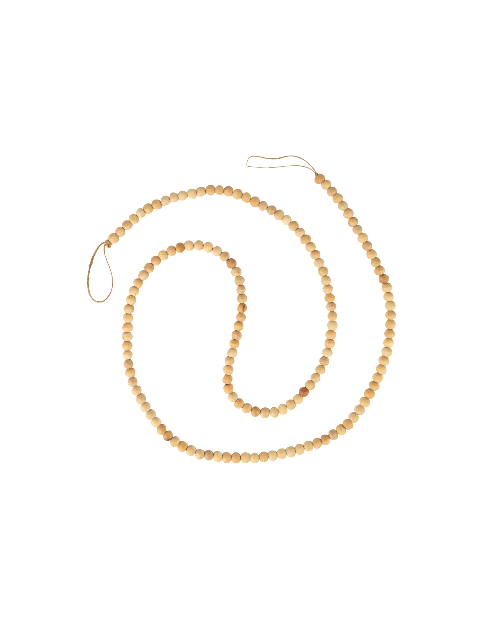 Wooden Natural Bead Garland