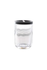 Jasper Glass Toothbrush Holder - clear