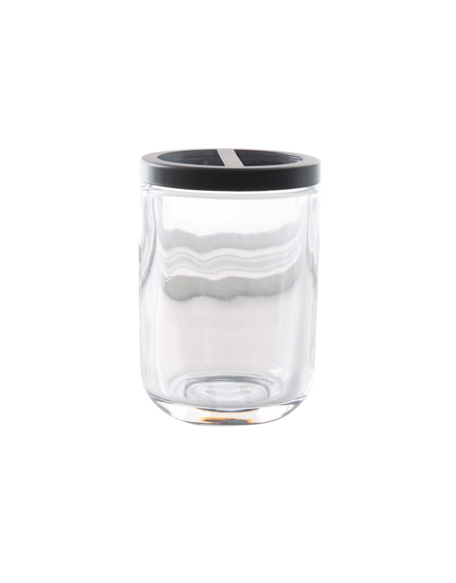Jasper Glass Toothbrush Holder - clear