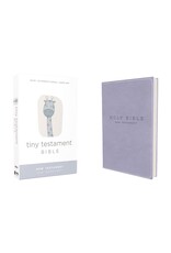 Tiny New Testament Bible - NIV, blue leathersoft