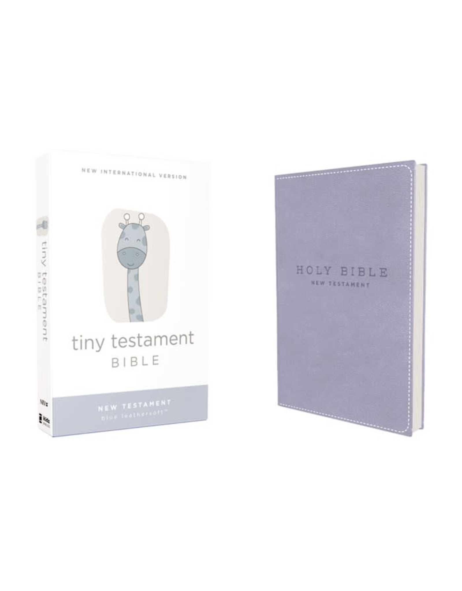 Tiny New Testament Bible - NIV, blue leathersoft