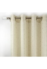 Corlu  Grommet Panel  - Natural with Grey