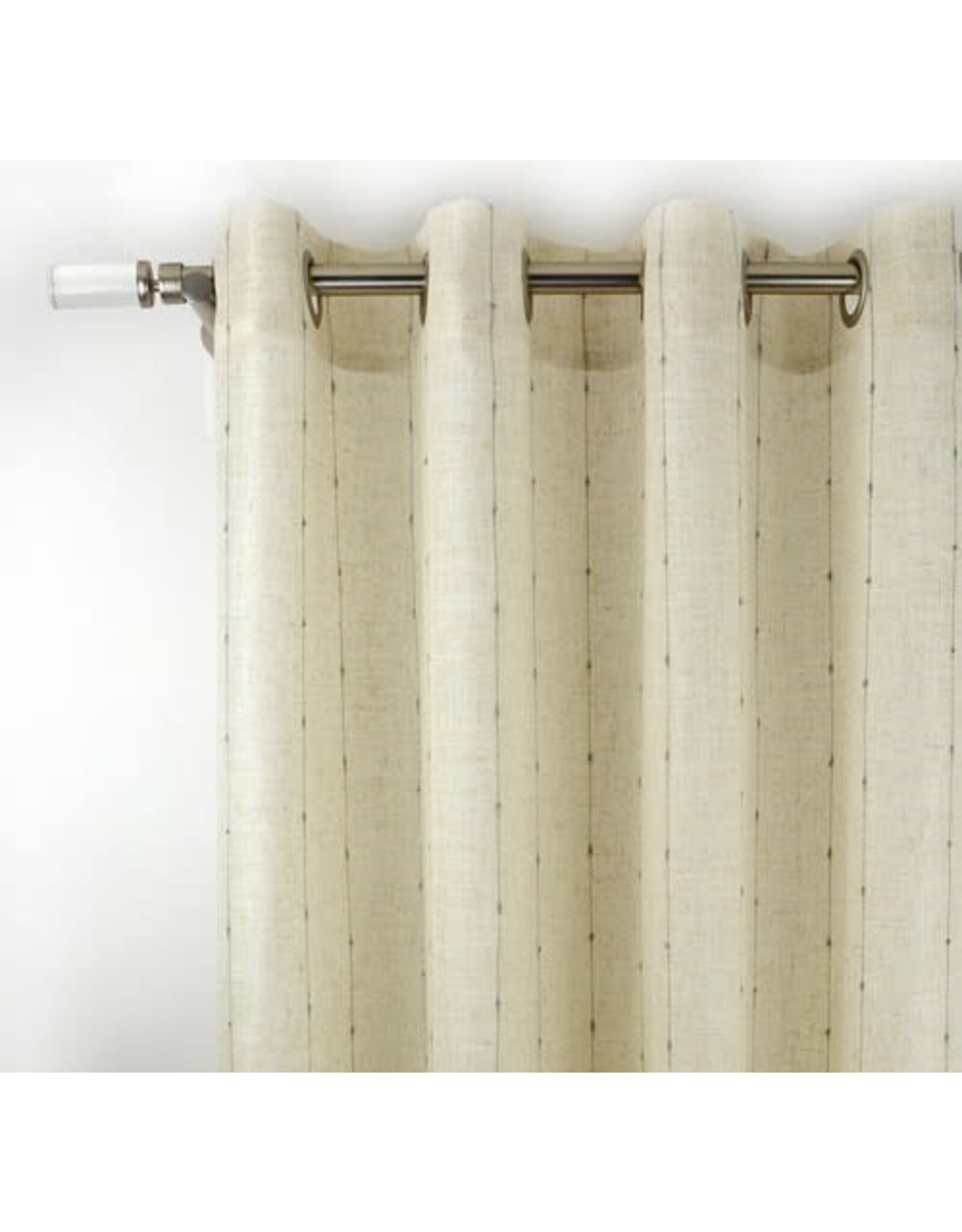 Corlu  Grommet Panel  - Natural with Grey
