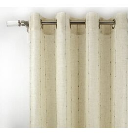 Corlu  Grommet Panel  - Natural with Grey