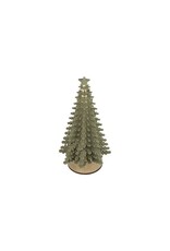 Green Snowflake Felt Tree - large