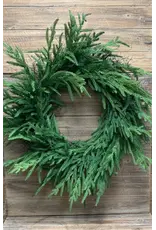 30" FreshT ouch Norfolk Pine Wreath